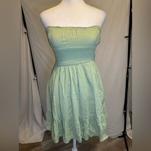 Aeropostale Light Green Dress, Button-On Straps Option NWT